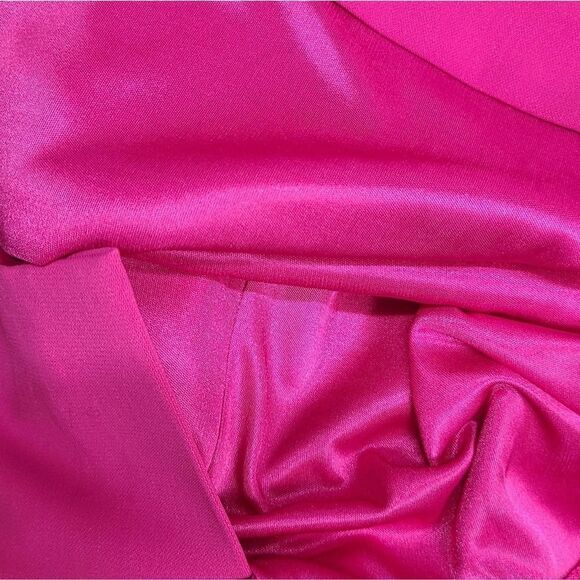 Laundry by‎ Shelli Segal Rose Violet Midi Cocktail Party Dress Size 6 - Picture 5 of 8